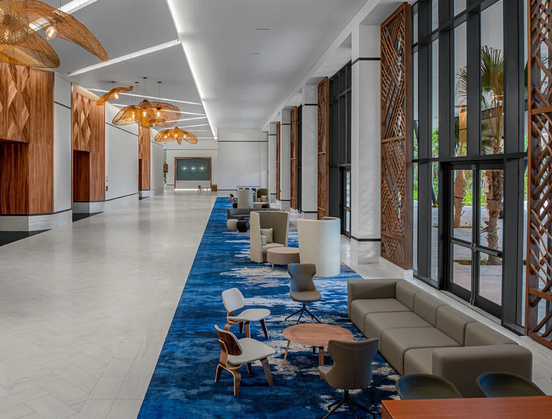 Tulkal Foyer wedding venue at Conrad Tulum Riviera Maya.