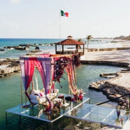 Indian wedding in Aqua Terrace Venue at El Dorado Casitas