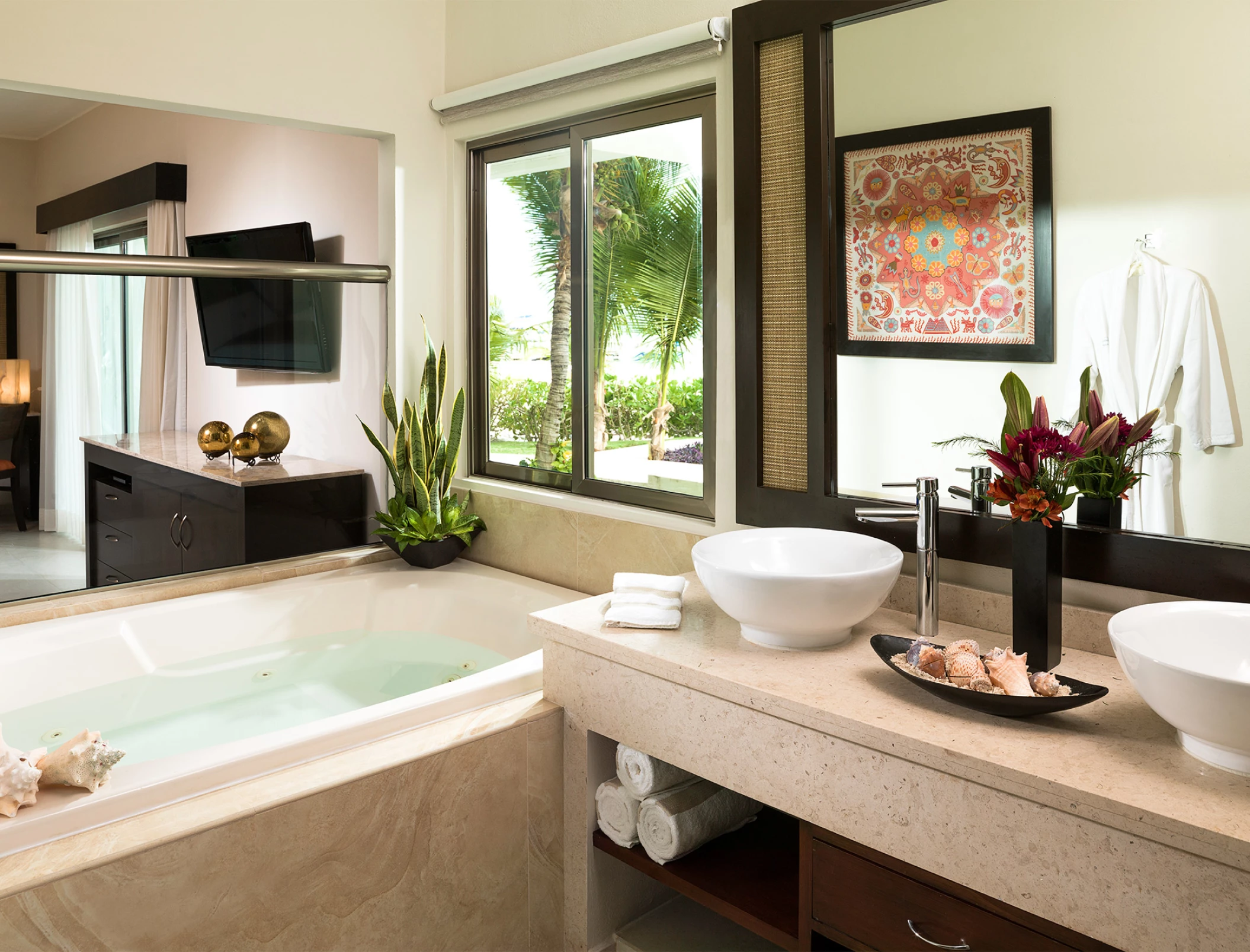 El Dorado Maroma presidential suite bathroom