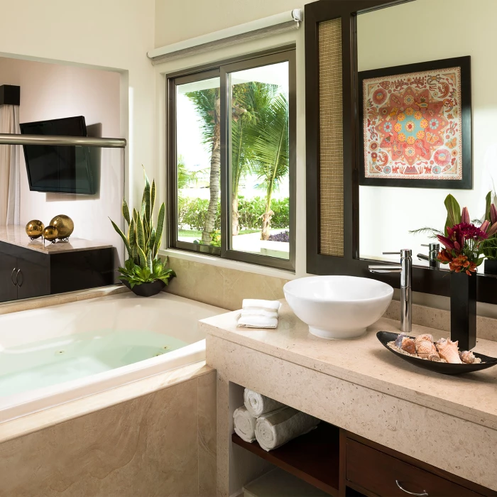 El Dorado Maroma presidential suite bathroom