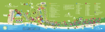 Resort map of El dorado Royale complex