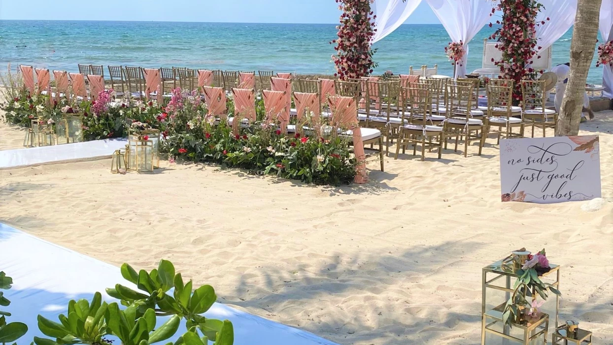 Dorado royal resort beach ceremony