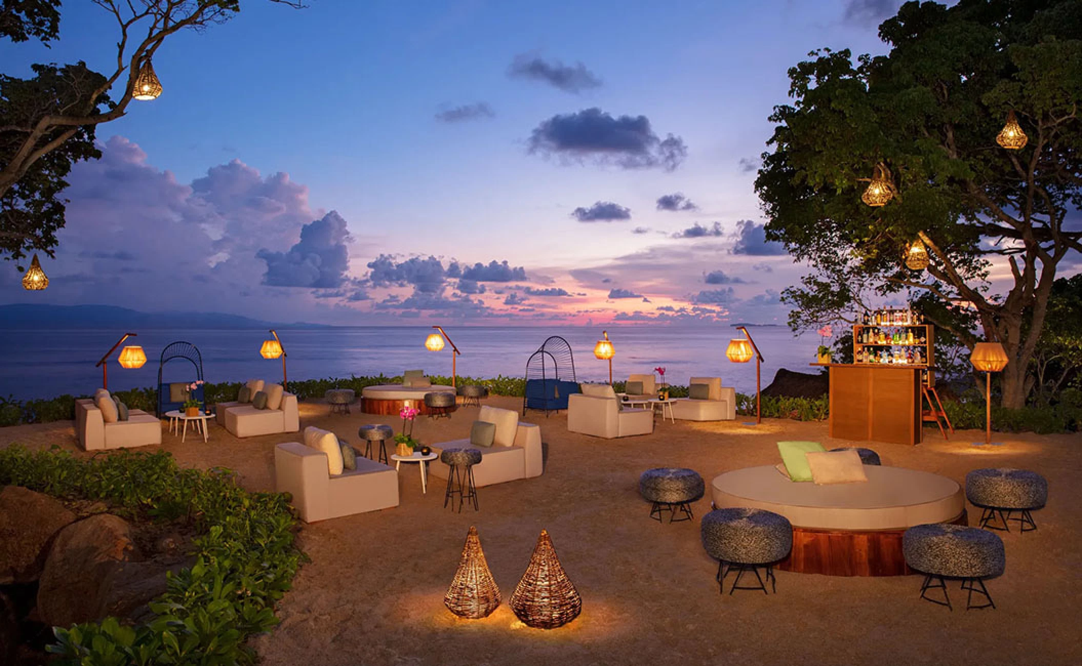 Sand terrace at Dreams Bahia Mita Surf and Spa