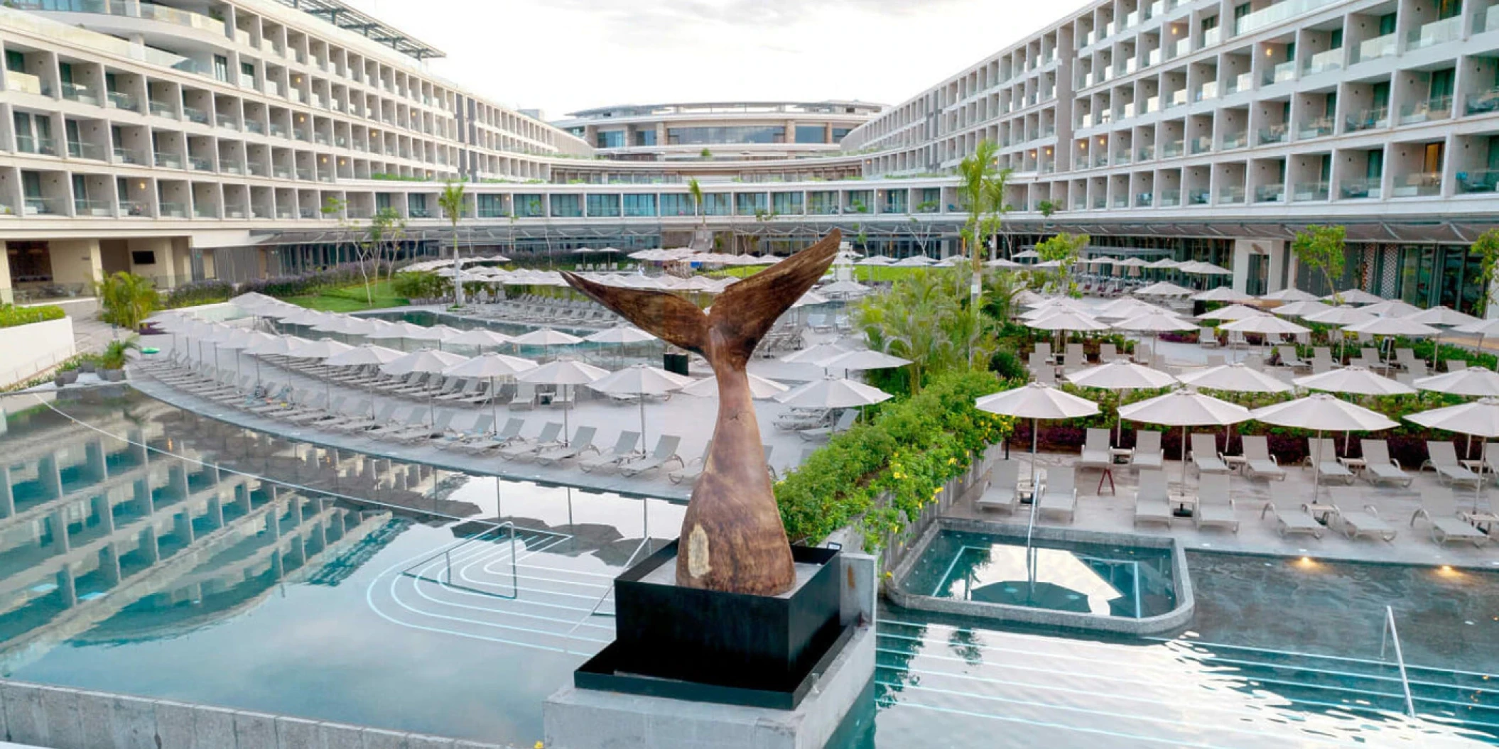 Coral deck at Dreams Bahia Mita Surf and Spa