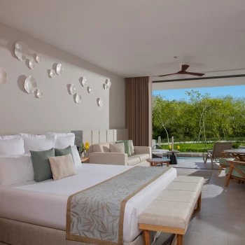 suite with garden view at Dreams Bahia Mita Surf and Spa