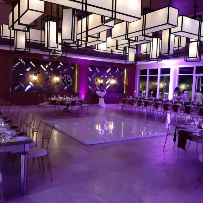 Dinner reception on the bamboo room at Dreams Jade resort and spa