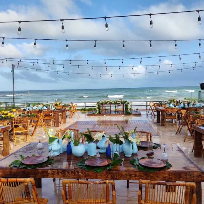 Dinner reception on La Terraza at Dreams Jade Resort and Spa