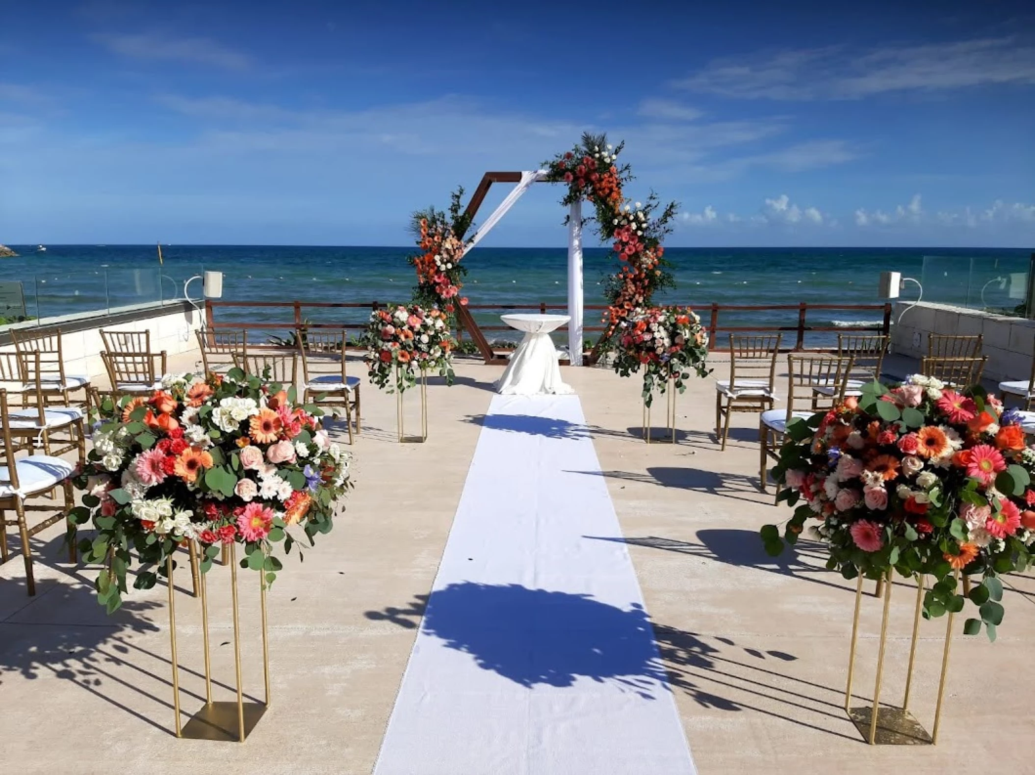 Ceremony on La Terraza at Dreams Jade Resort and Spa