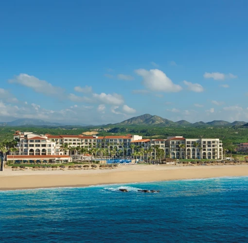 Aerial view of dreams los cabos suites golf resort and spa