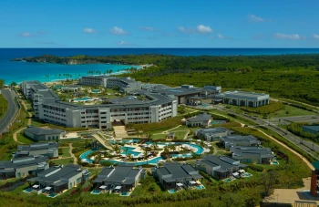 Aerial view of Dreams Macao Punta Cana Resort and Spa