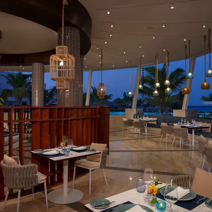 Oceana restaurant at Dreams Macao Punta Cana Resort and Spa