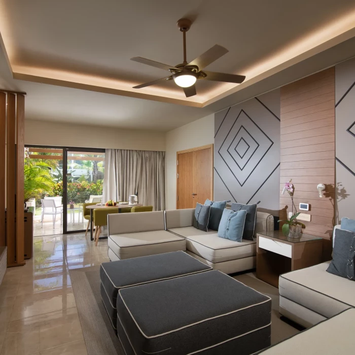 Living room suite at Dreams Onyx Resort & Spa