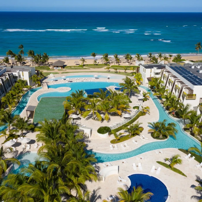 Aerial view pool at Dreams Onyx Resort & Spa