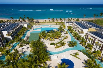 Aerial view pool at Dreams Onyx Resort & Spa