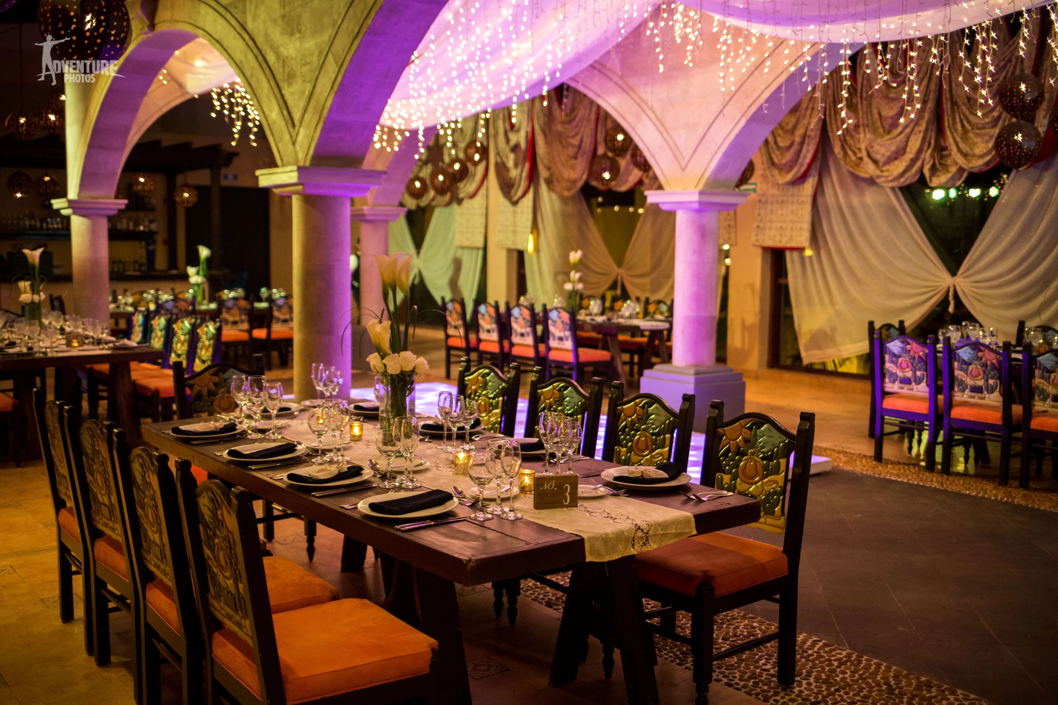 El patio restaurant venue at Dreams Riviera Cancun Resort