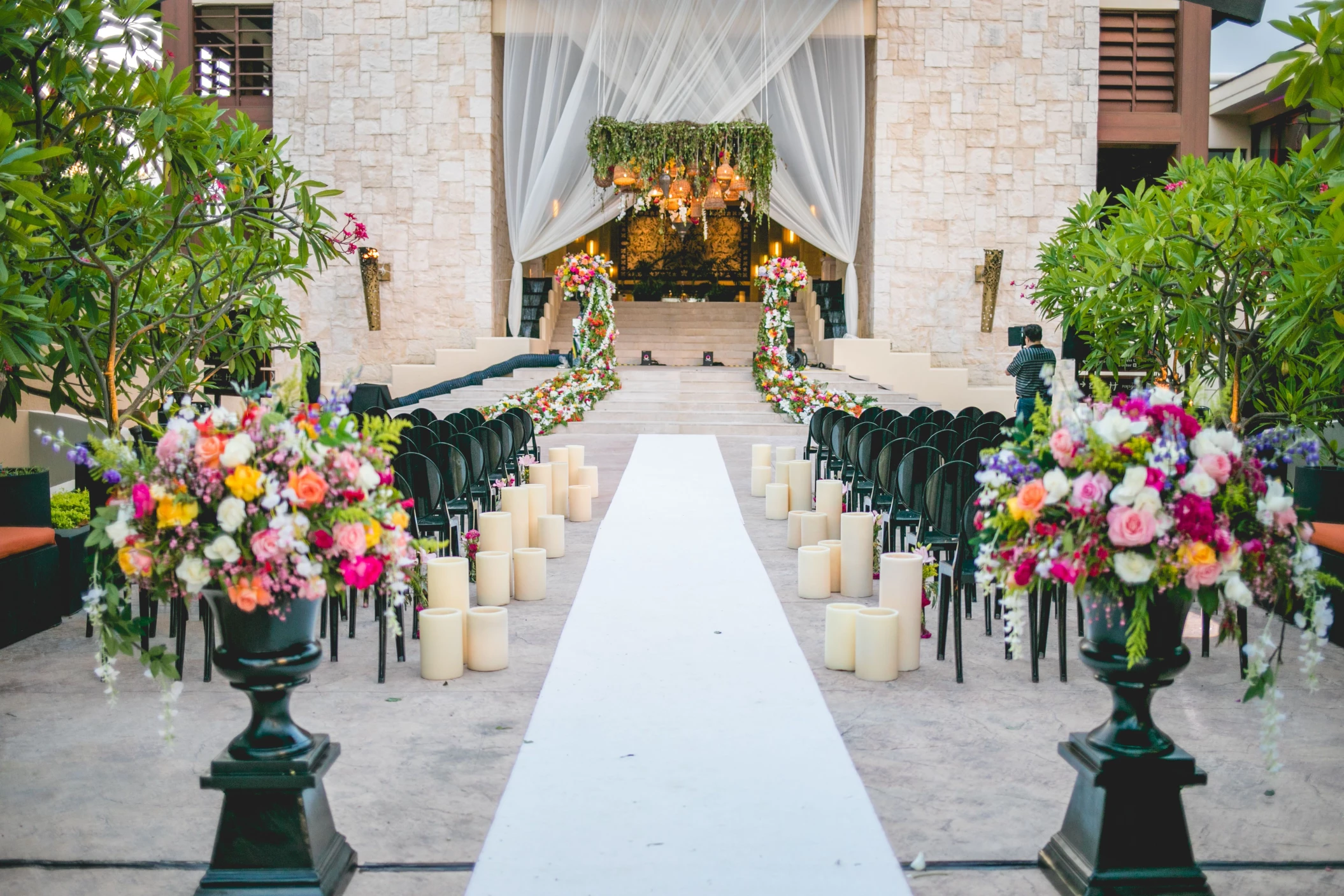 Lobby Staircase venue at Dreams Riviera Cancun Resort and Spa