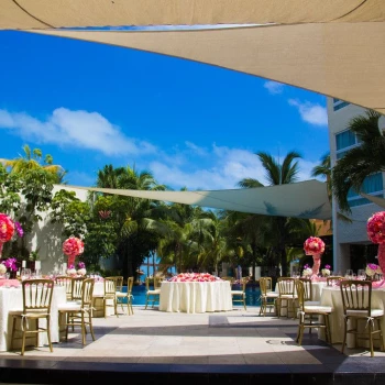 El Patio Terrace venue at Dreams Sands Cancun Resort and Spa