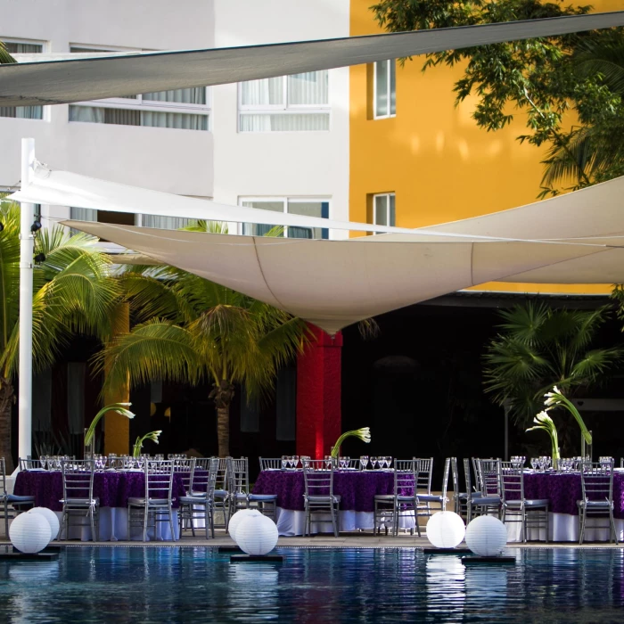 El Patio Terrace venue at Dreams Sands Cancun Resort and Spa