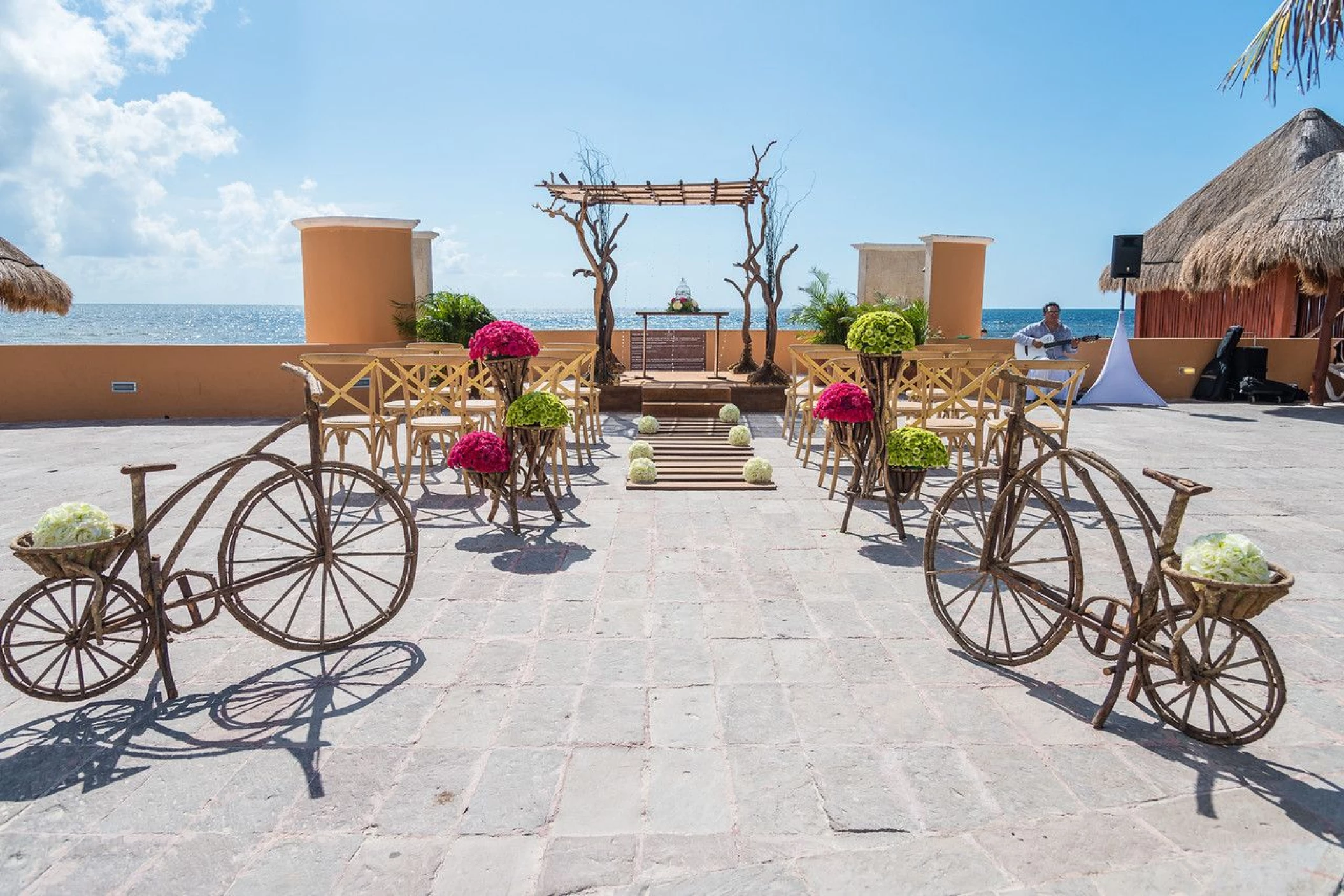 Beach Terrace venue at Dreams Sapphire Resort and Spa