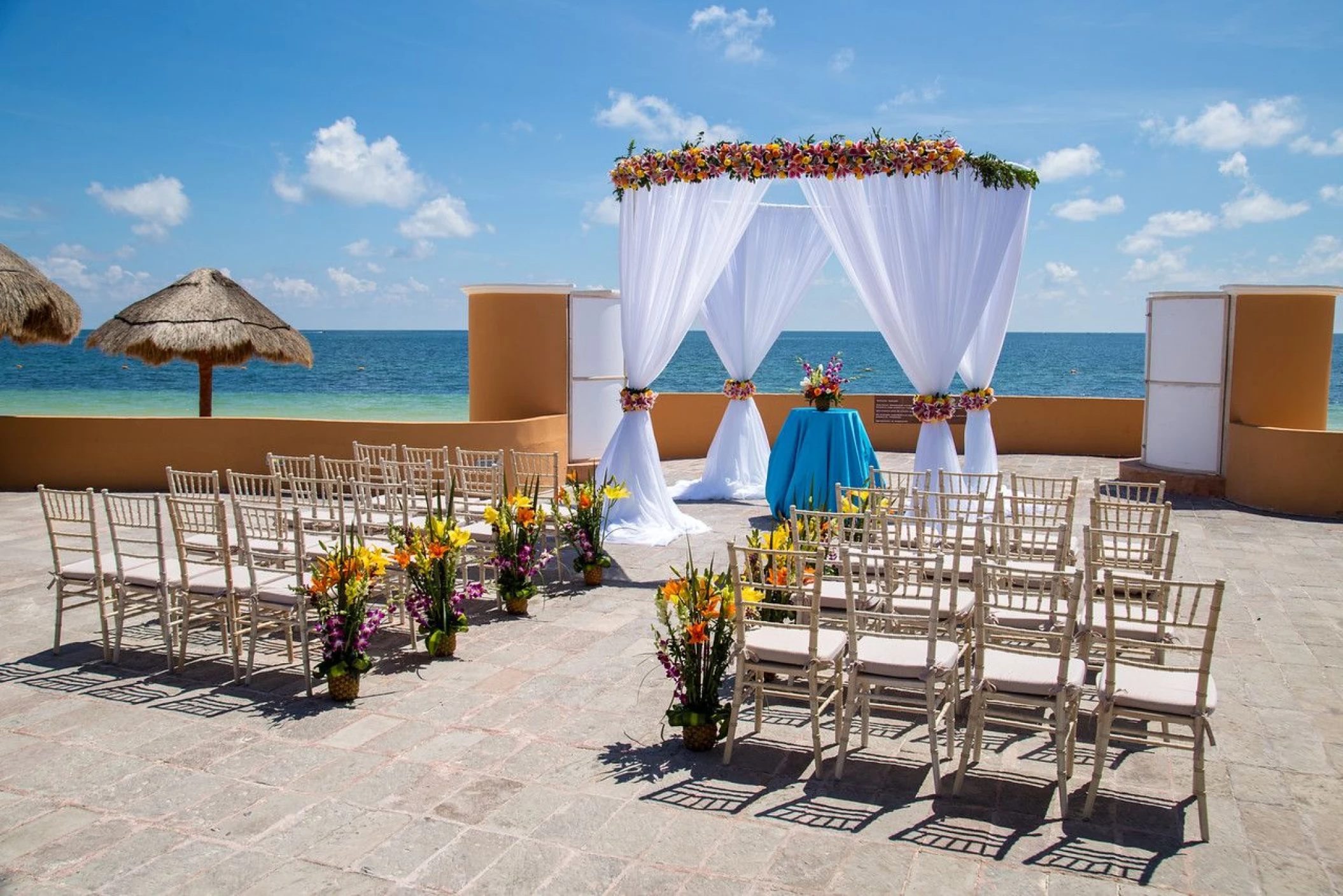 Beach Terrace venue at Dreams Sapphire Resort and Spa