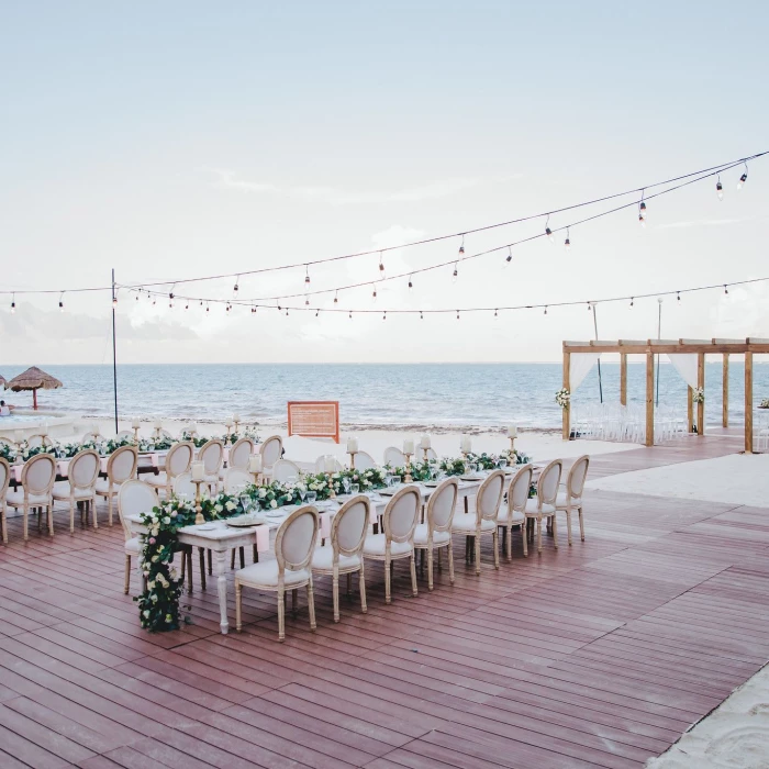 Vista del mar Pergola and Terrace venue at Dreams Sapphire Resort