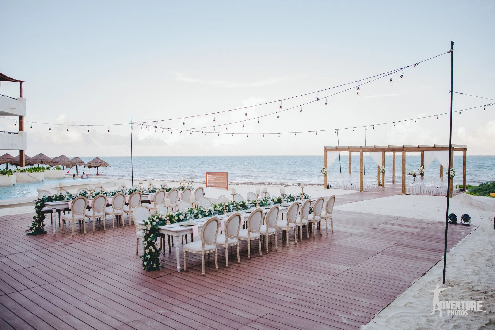 Vista del mar Pergola and Terrace venue at Dreams Sapphire Resort