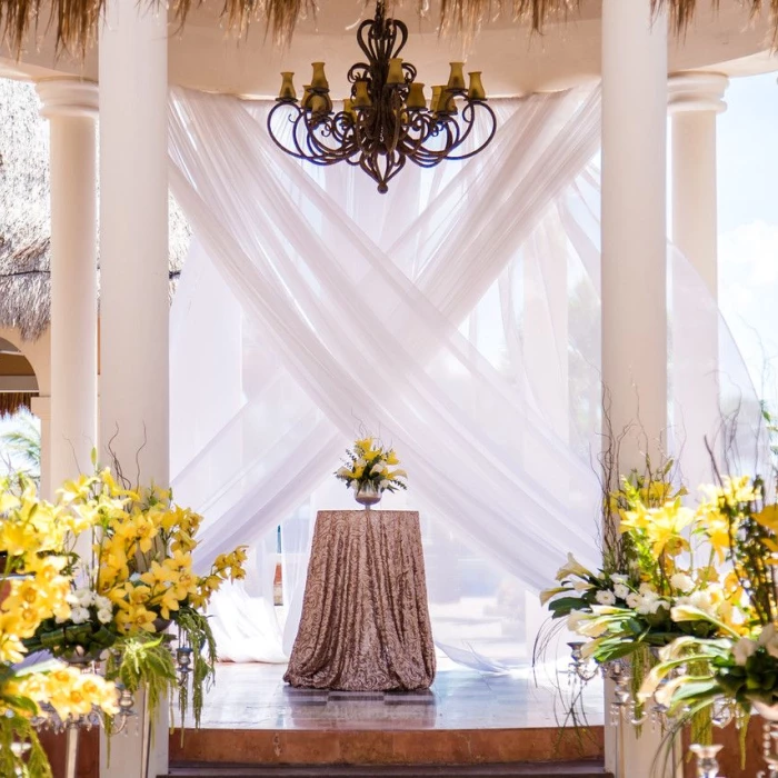 Wedding Gazebo Venue at Dreams Sapphire Resort and Spa