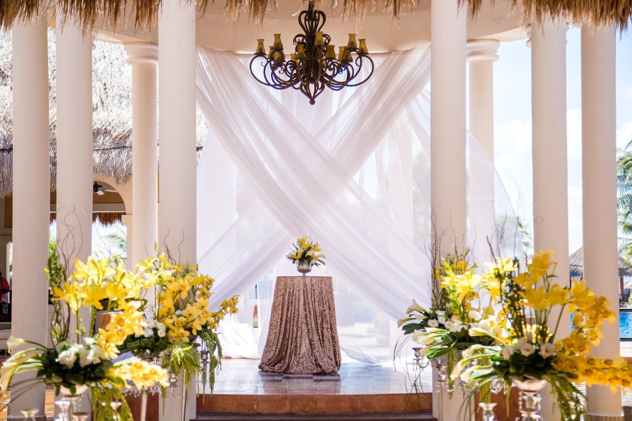 Wedding Gazebo Venue at Dreams Sapphire Resort and Spa