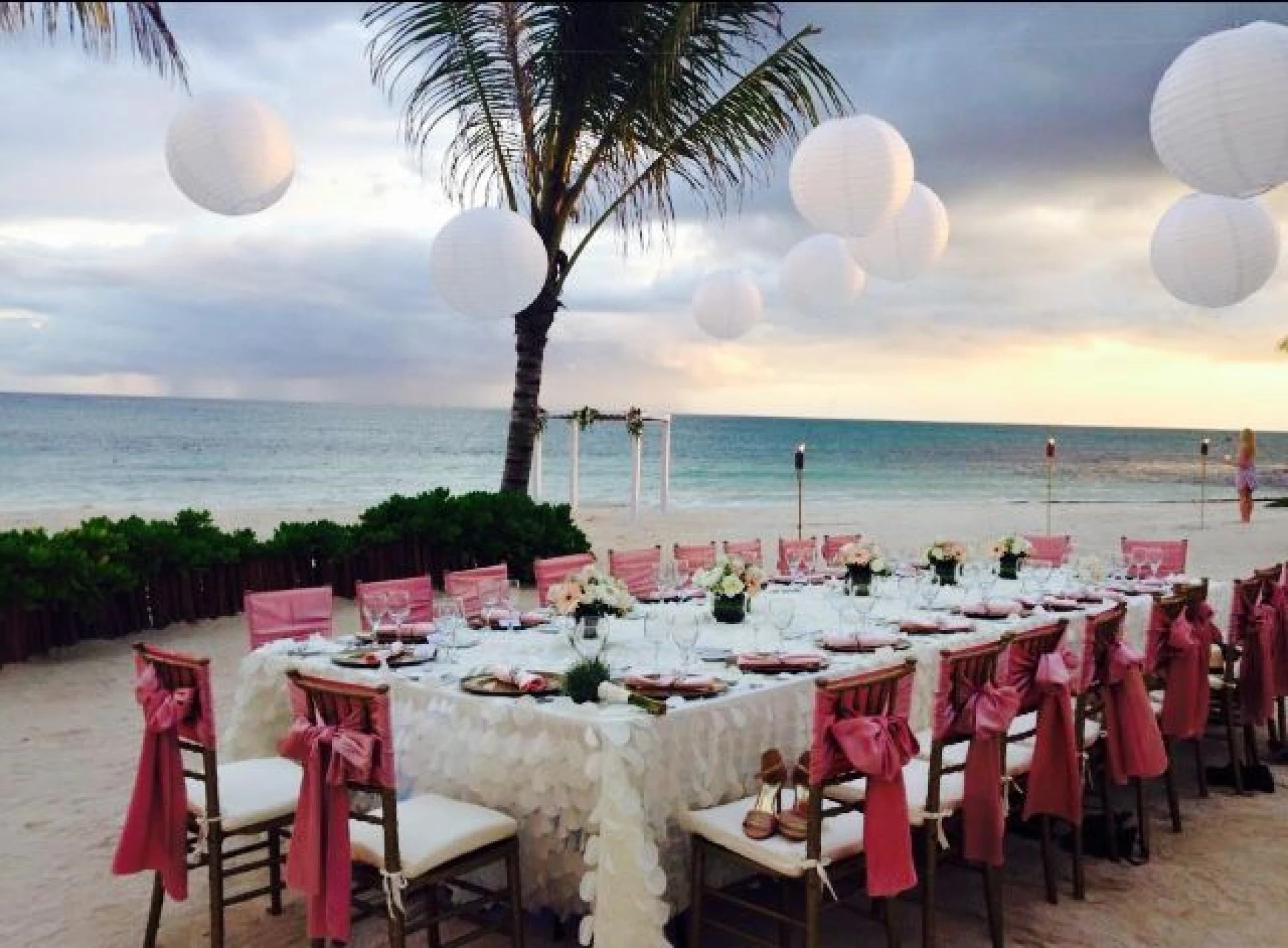 Dreams tulum resort and spa Central beach venue