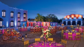 Mexican Plaza Venue at Dreams Tulum Resort and Spa