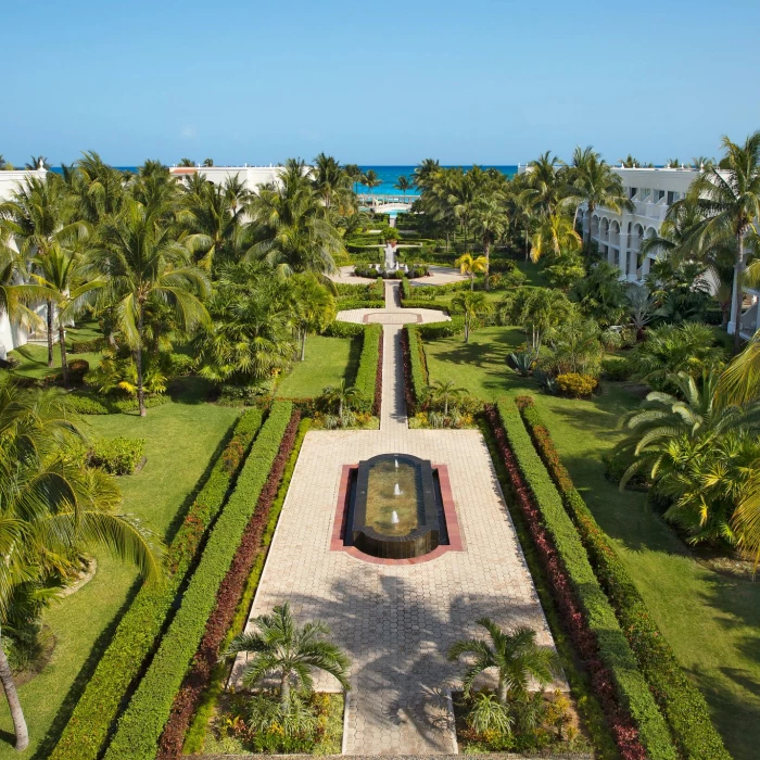 Dreams Tulum Resort garden arial