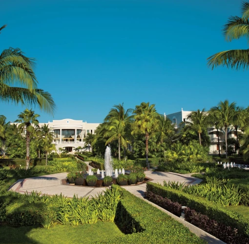 Dreams Tulum Resort garden area