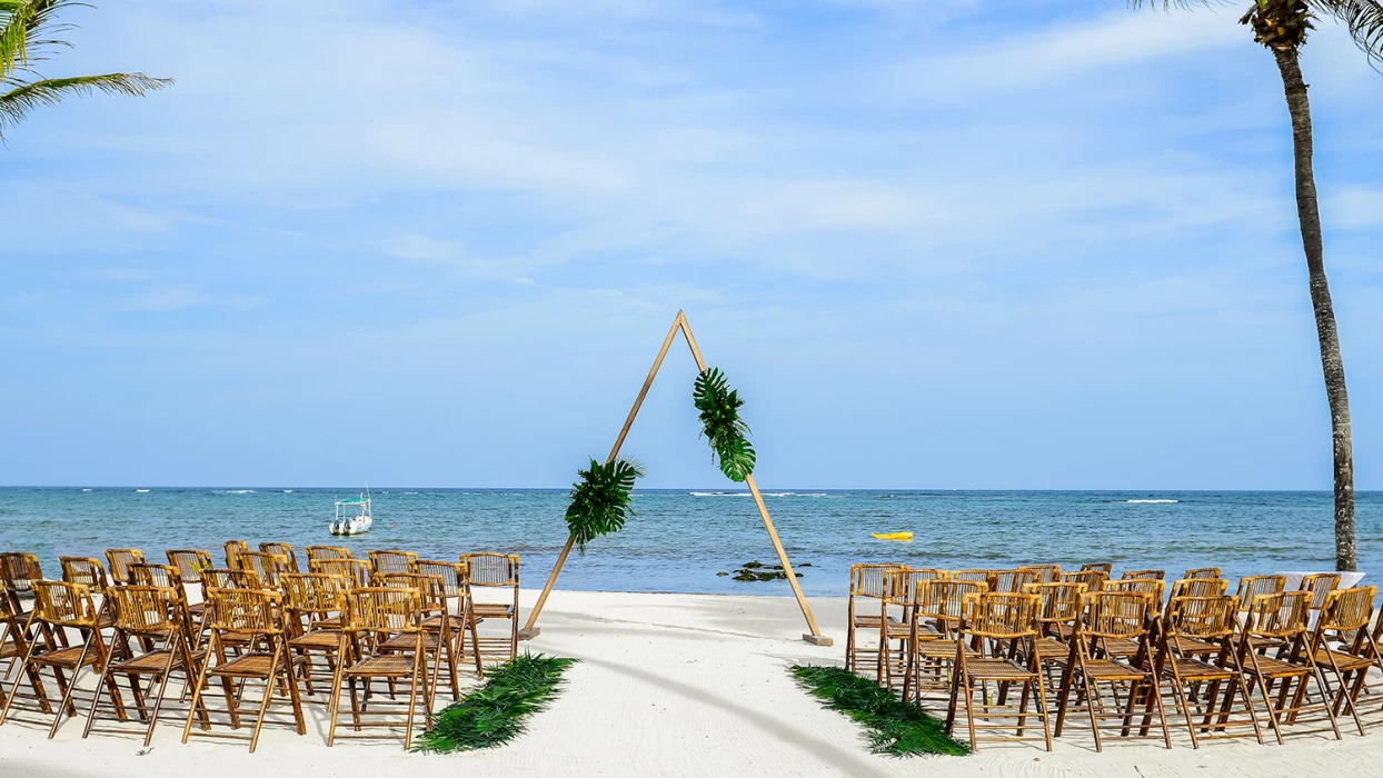 Dreams Tulum Resort simple beach wedding venue