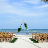 Dreams Tulum Resort simple beach wedding venue