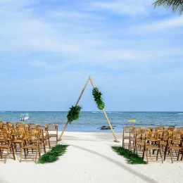 Dreams Tulum Resort simple beach wedding venue