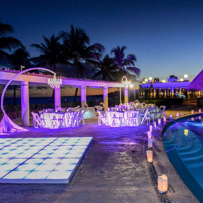 Dolphins Pool Terrace at Dreams Tulum Resort and Spa