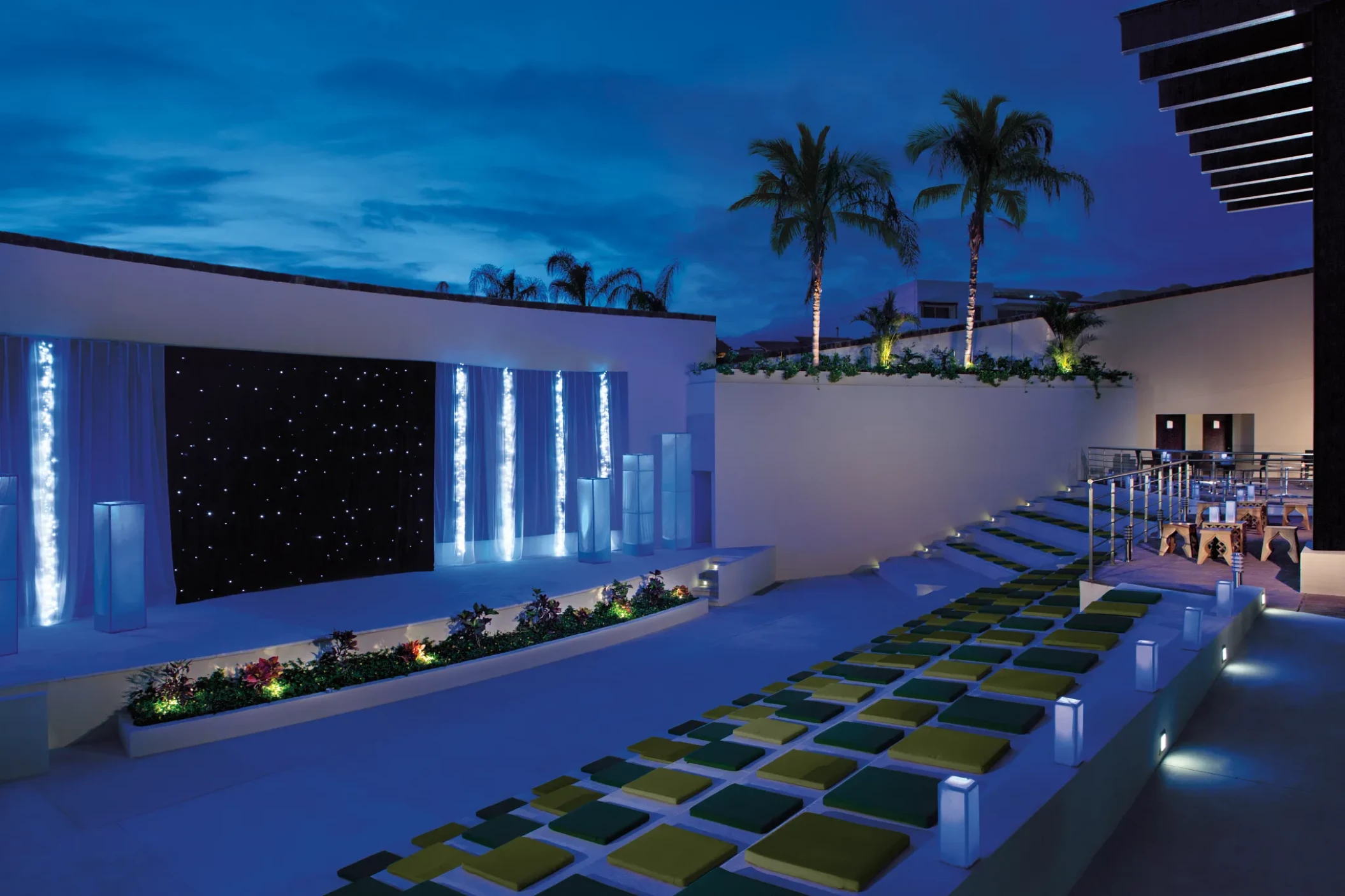 Open air theater at Dreams Vallarta Bay Resort and Spa