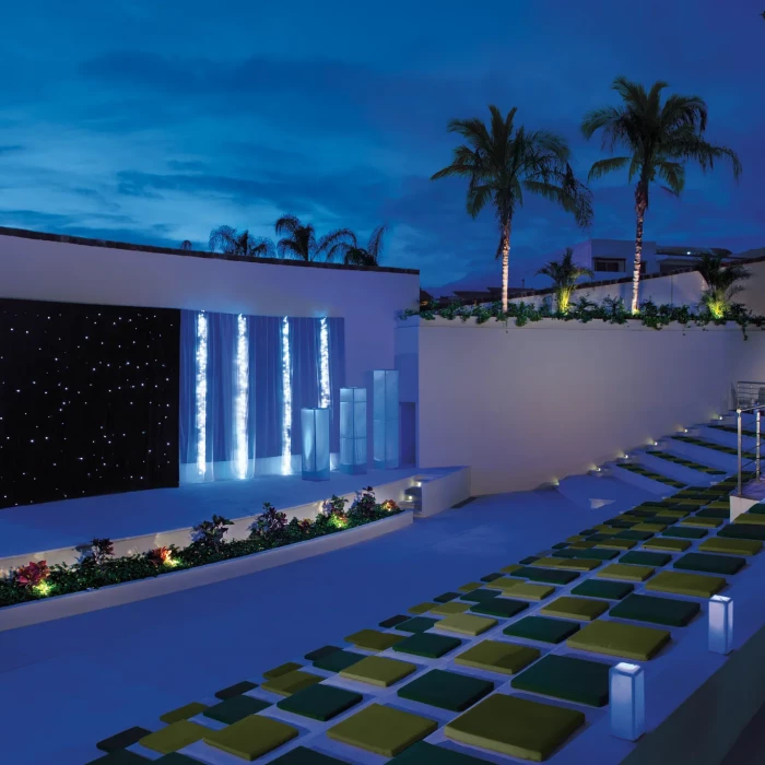 Open air theater at Dreams Vallarta Bay Resort and Spa