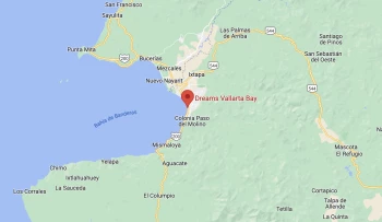 Google maps at Dreams Vallarta Bay Resort and Spa