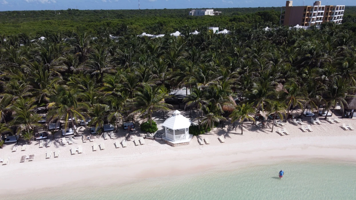 EL DORADO SEASIDE BEACH aerial view