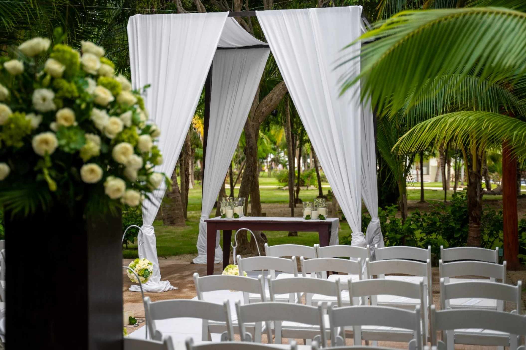 Enchanted Orchid garden venue at El dorado Resort