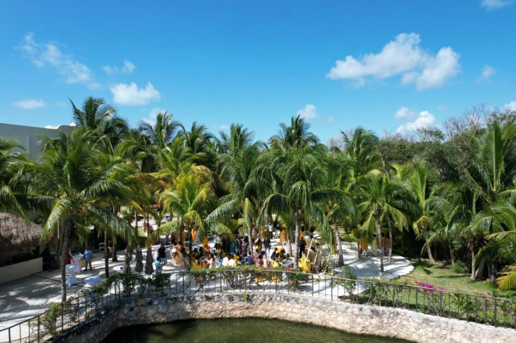 Frida Garden Terrace venue at El dorado resort
