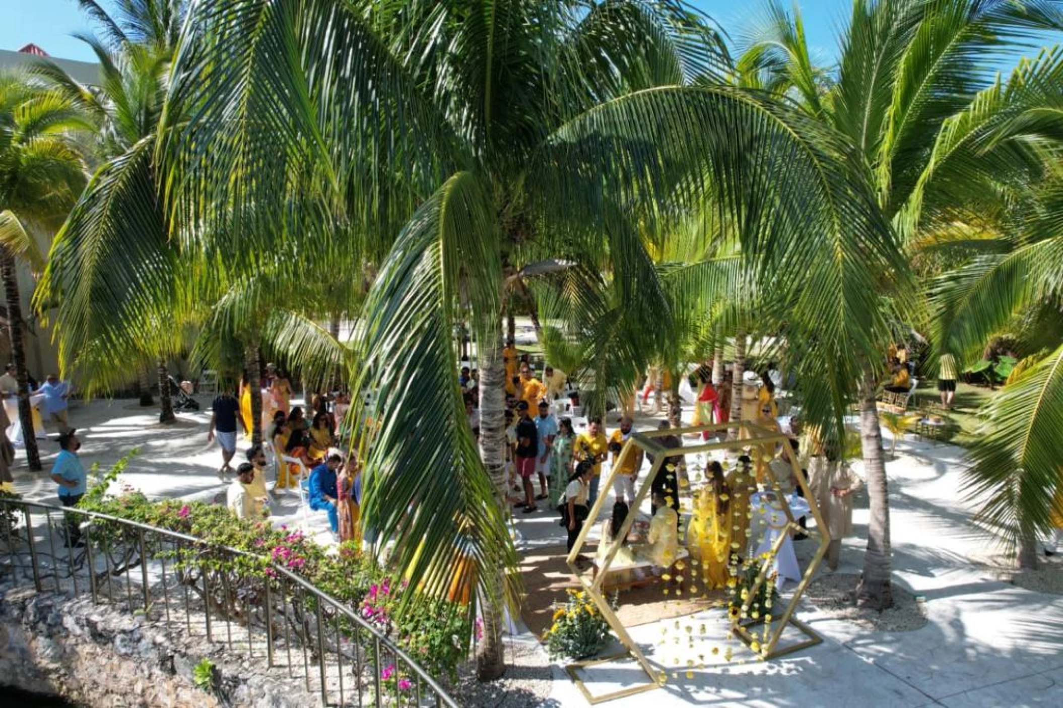 Frida Garden Terrace venue at El dorado resort