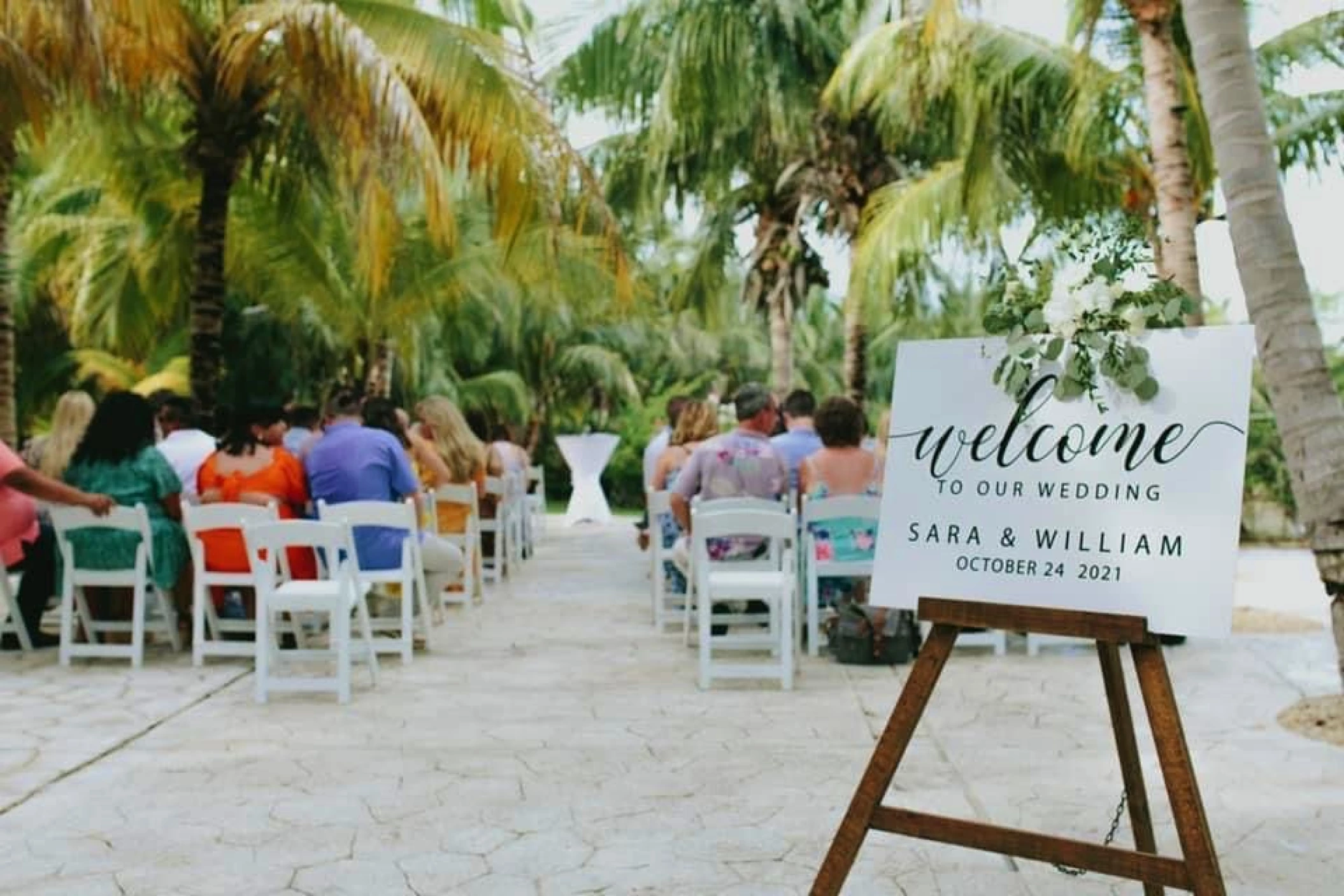 Frida Garden Terrace venue at El dorado resort