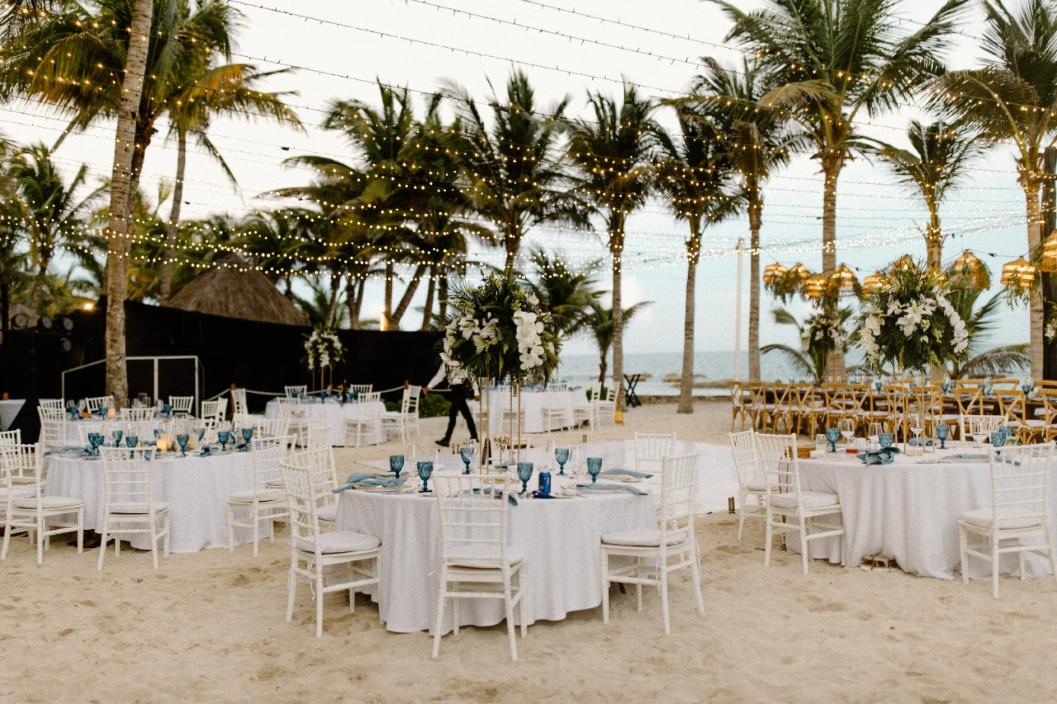 Fuentes Beach Gazebo venue at El Dorado Resort