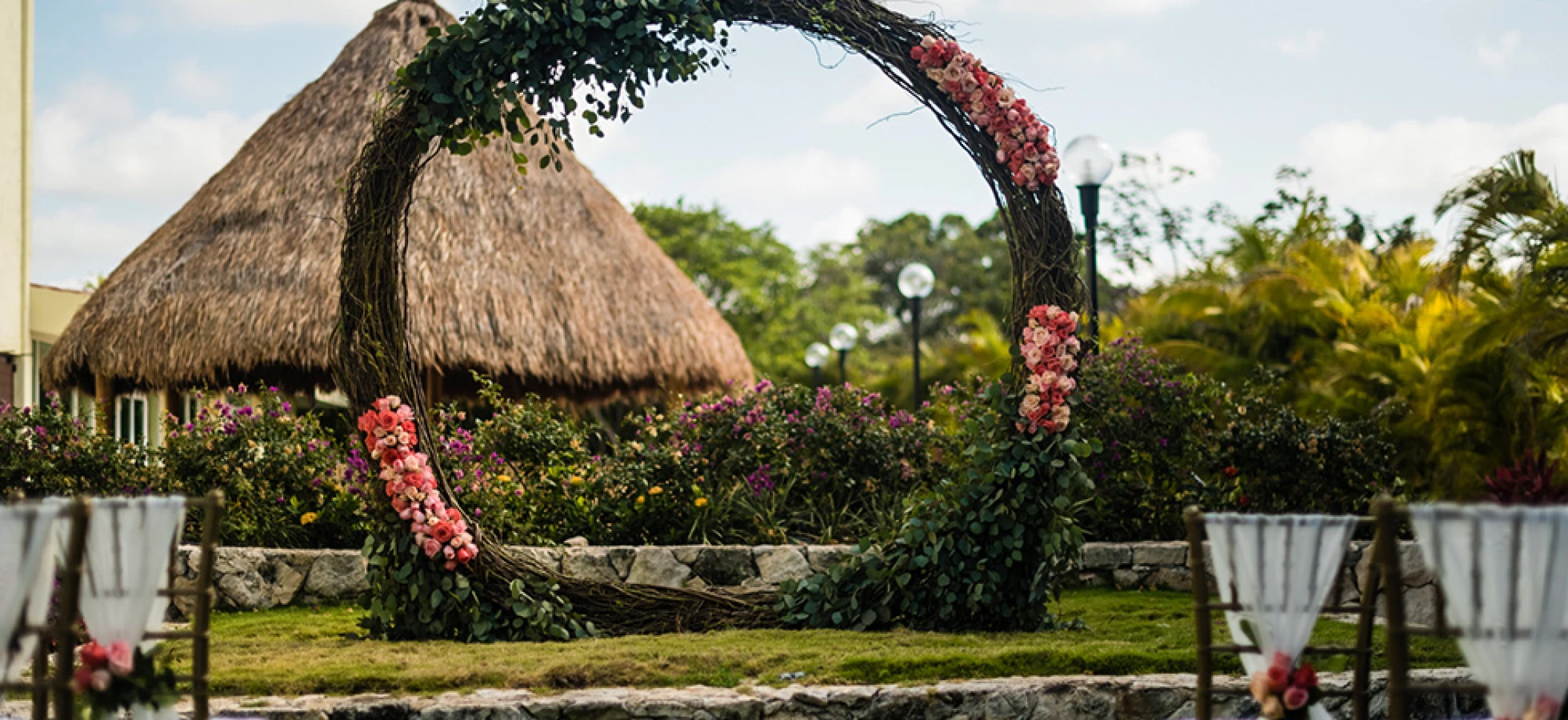 Grand Ballroom Garden venue at El dorado resort