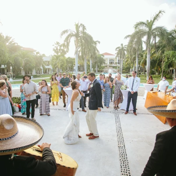 Mexican style wedding in La Glorieta Venue at El Dorado Resort