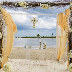 Ceremony in Chapel Gazebo venue at El dorado Maroma