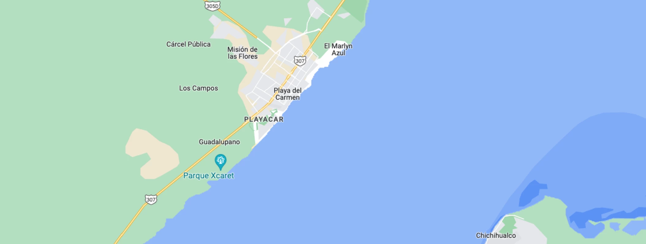 Google map of El dorado maroma