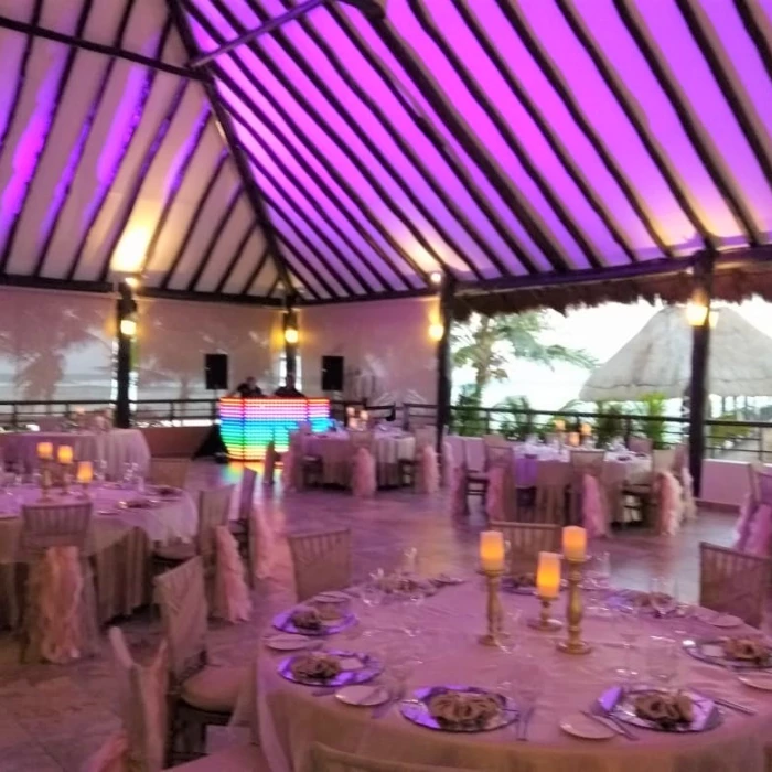 Palapa Kantenah venue at El dorado seaside suites